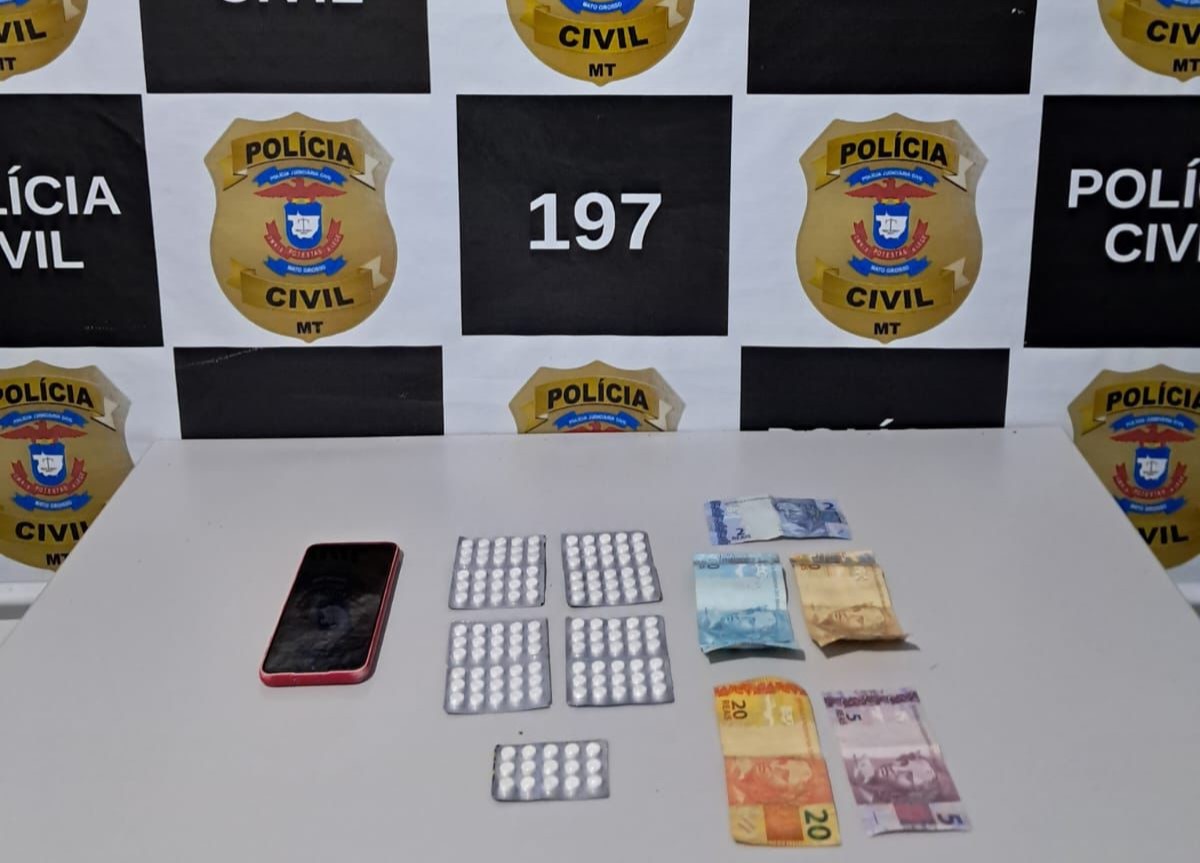 Polícia Civil prende traficante de drogas sintéticas em Pedra Preta
