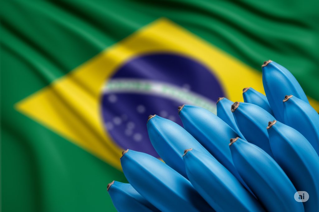 Parece mentira: banana azul tem sabor de baunilha e conquista curiosos pelo mundo