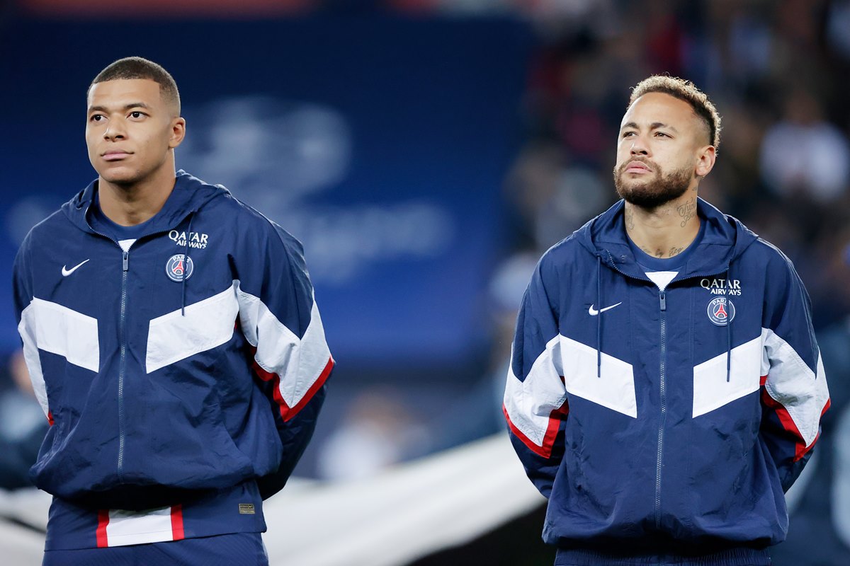 Neymar e Mbappé parabenizam PSG pelo título da Champions. Confira