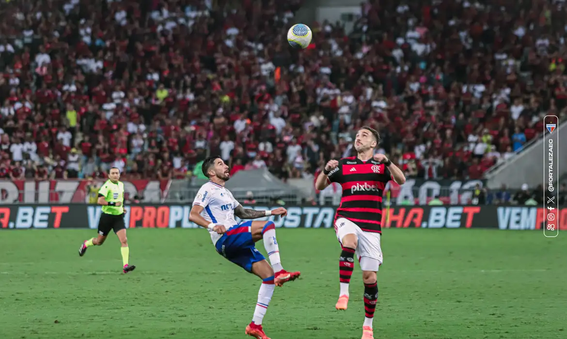 Fla enfrenta Fortaleza mirando ponta da classificação do Brasileiro