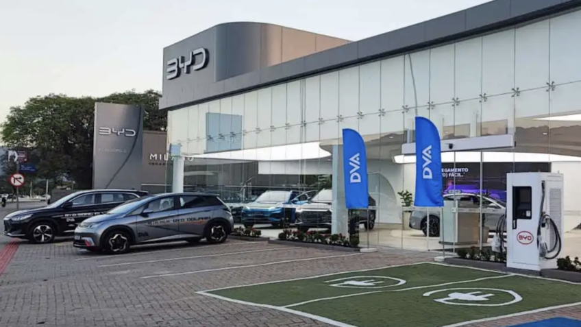 BYD assume 4ª posição no varejo de carros no Brasil