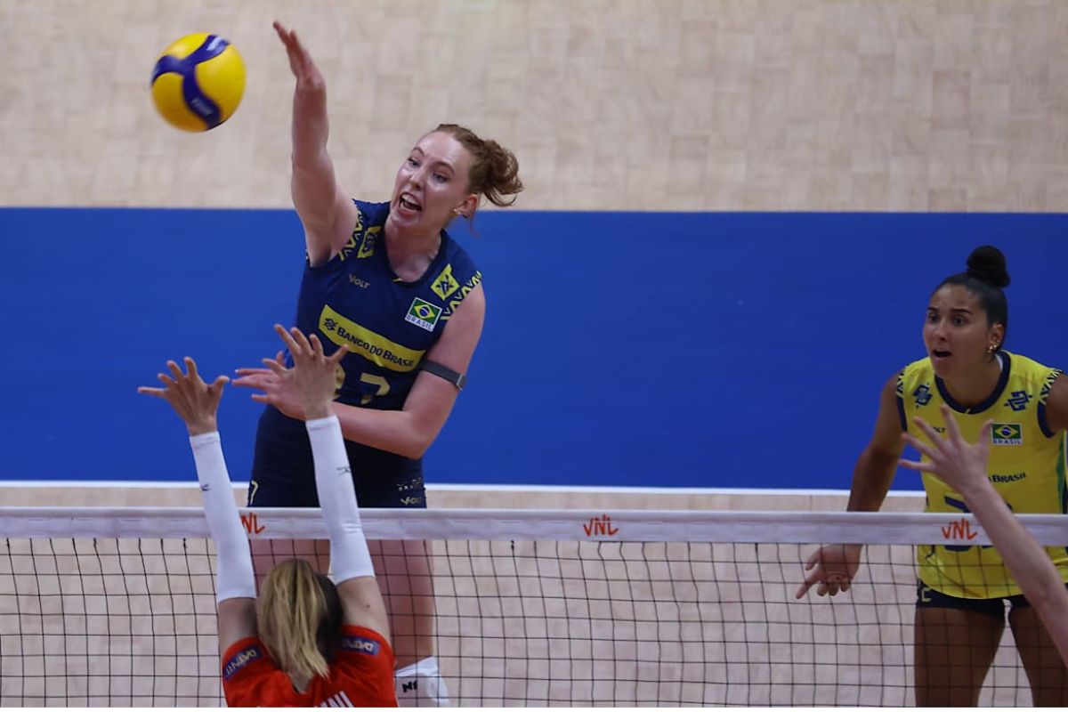 Vôlei feminino: Brasil vence na estreia da Liga das Nações