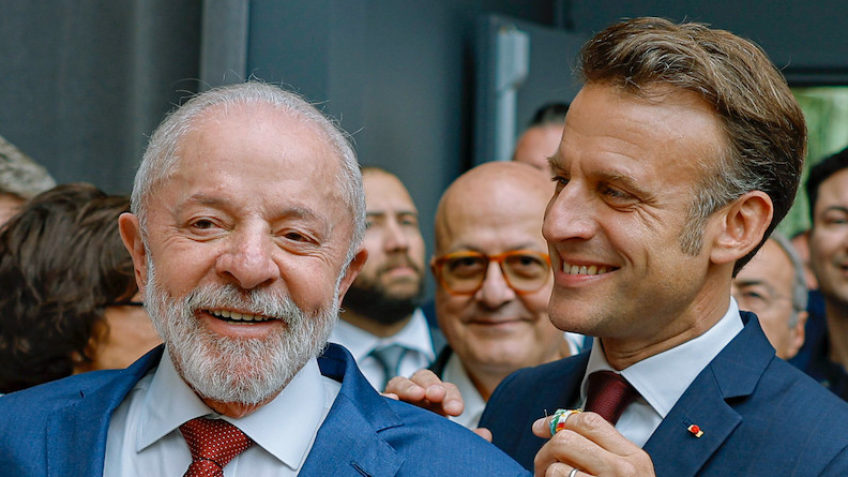 Lula agradece Macron e anuncia continuidade das negociações