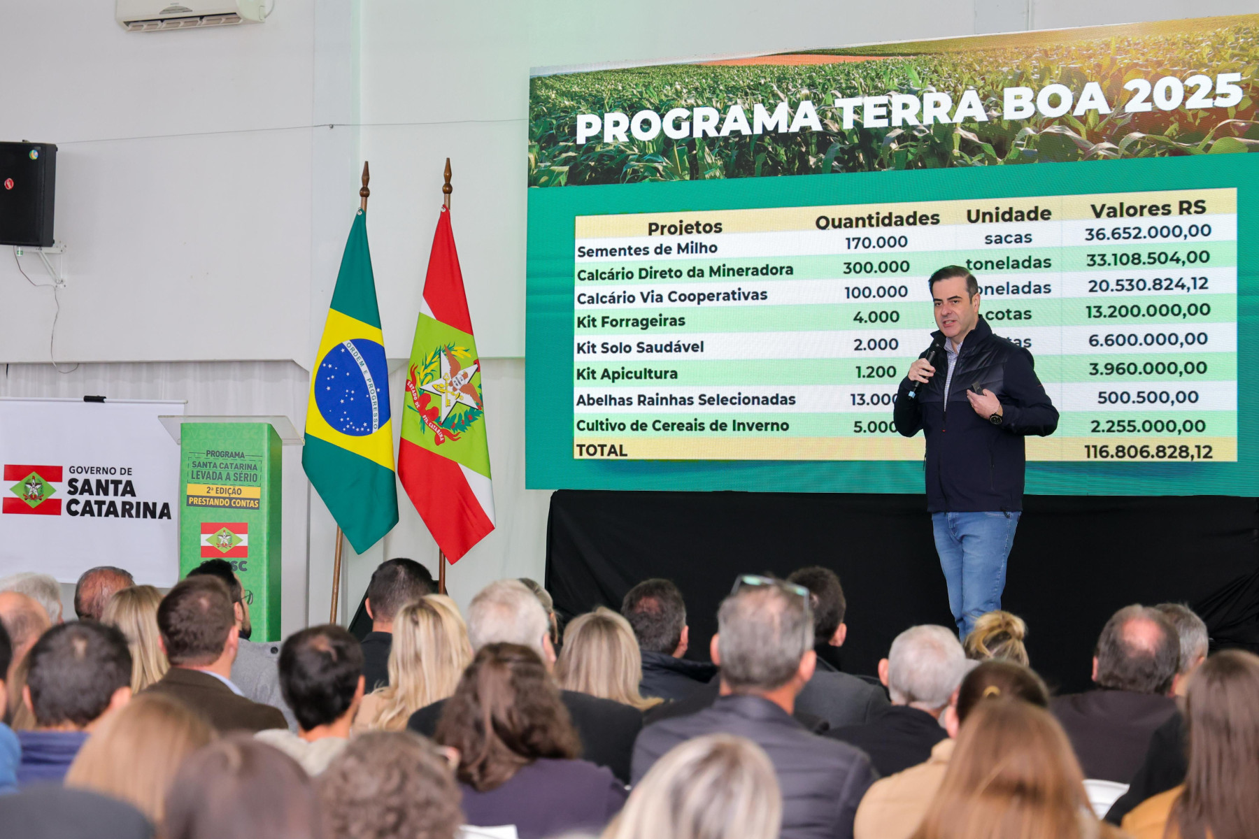 Governo do Estado lança o Projeto Sementes de Milho 2025 com aumento de 27,5% no valor aplicado