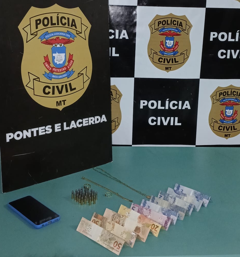 Polícia Civil prende jovem que cometeu roubo e furto em Pontes e Lacerda