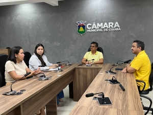 Comissão de Regularização Fundiária recebe representantes da Secretaria de Meio Ambiente e Desenvolvimento Urbano