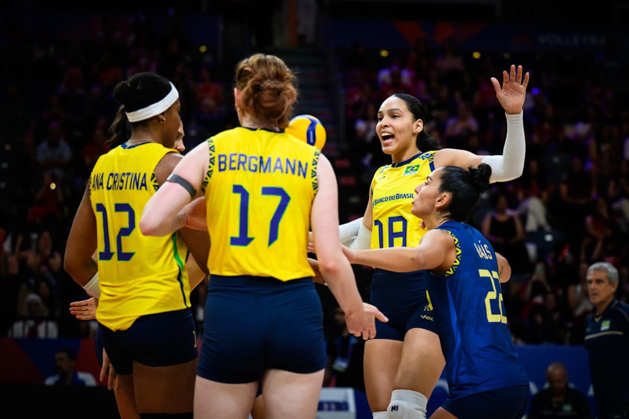 Vôlei: Brasil vence Bélgica na Liga das Nações e sobe para 3ª posição