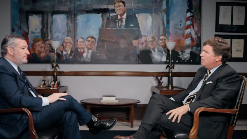 Tucker Carlson questiona senador dos EUA por defender ataques ao Irã