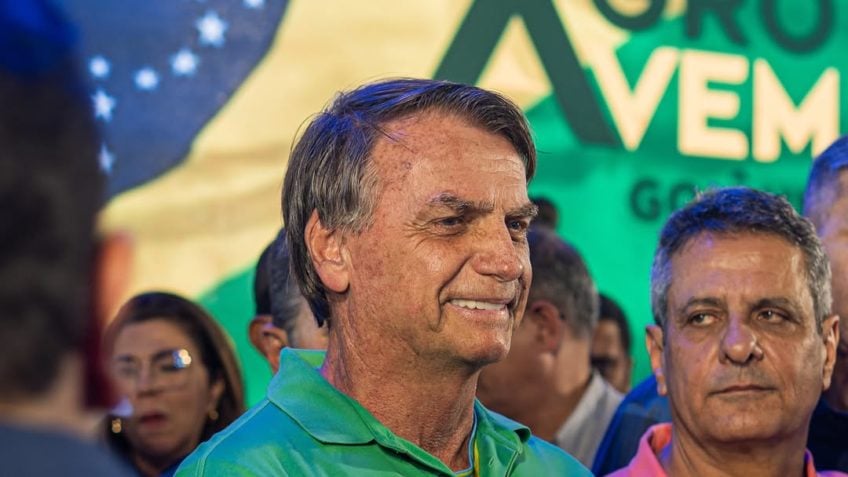 Em reunião privada, Bolsonaro e Caiado discutem eleições de 2026