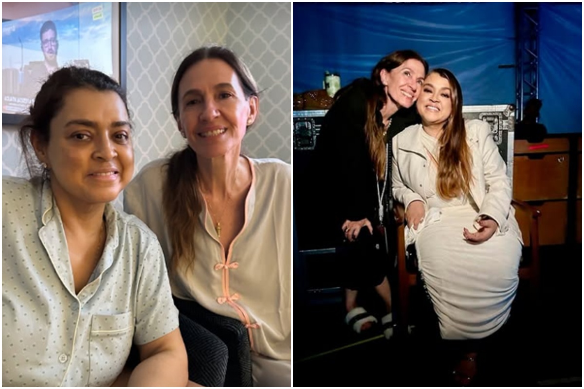 Flora Gil visita Preta Gil durante tratamento nos EUA: “Pertinho dela”