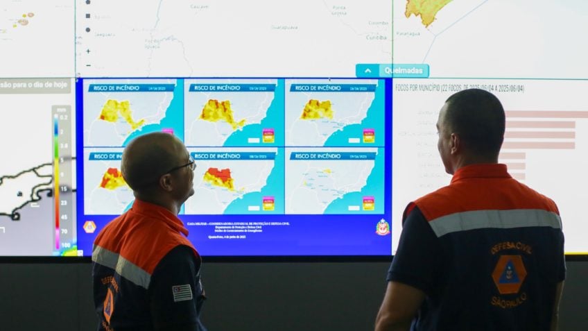 Sistema de SP consegue antecipar em um dia chance de incêndios