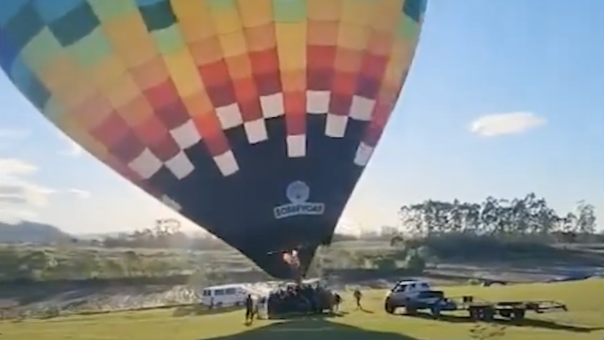 Empresa que promoveu voo de balão que caiu em SC suspende atividades