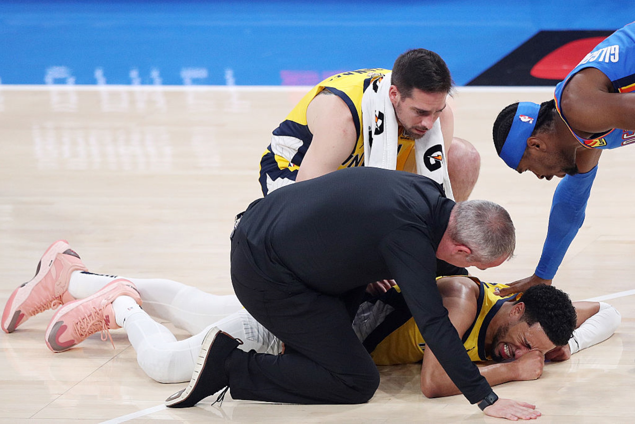 Pacers confirmam ruptura no tendão de Aquiles de Haliburton
