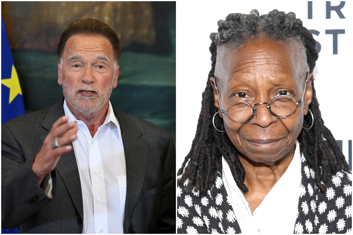 Schwarzenegger e Whoopi Goldberg batem boca ao vivo após fala polêmica