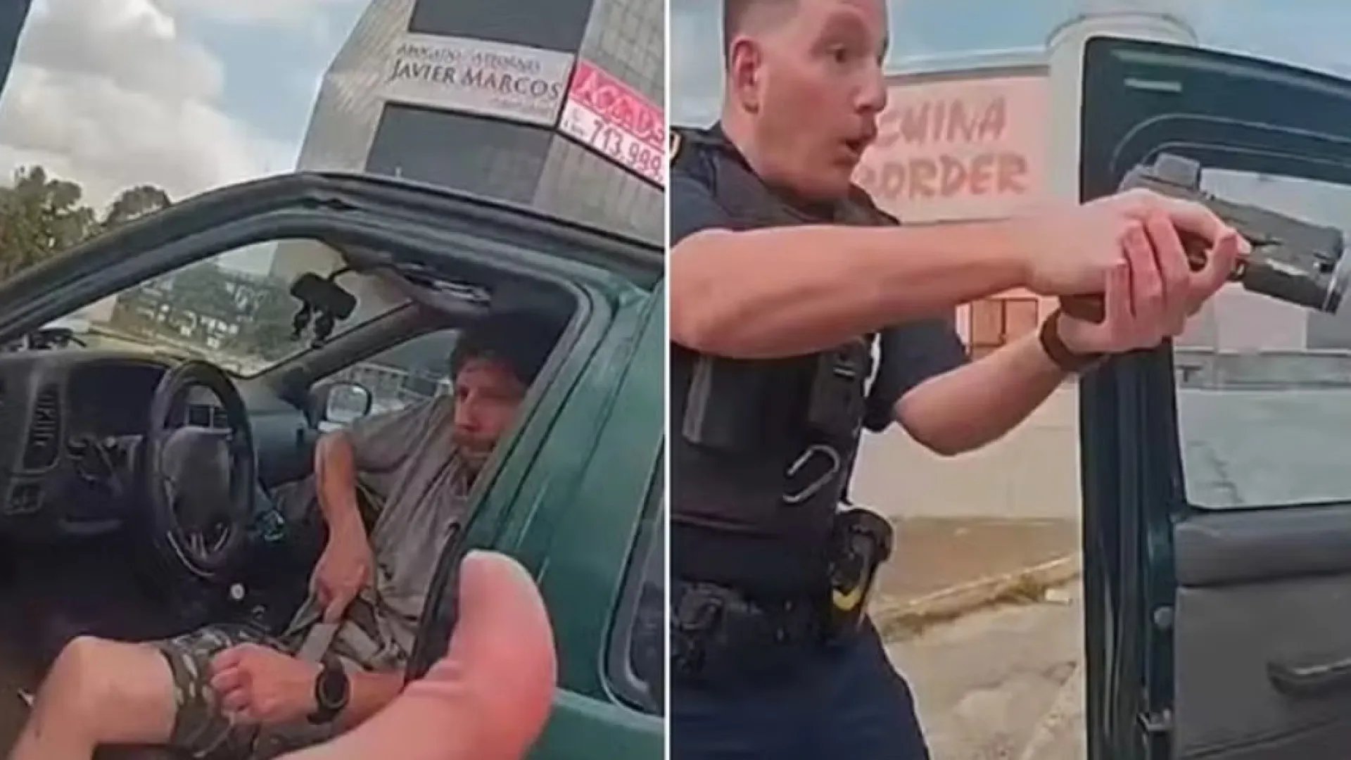 Motorista saca a pistola após fugir de acidente e é morto por policial