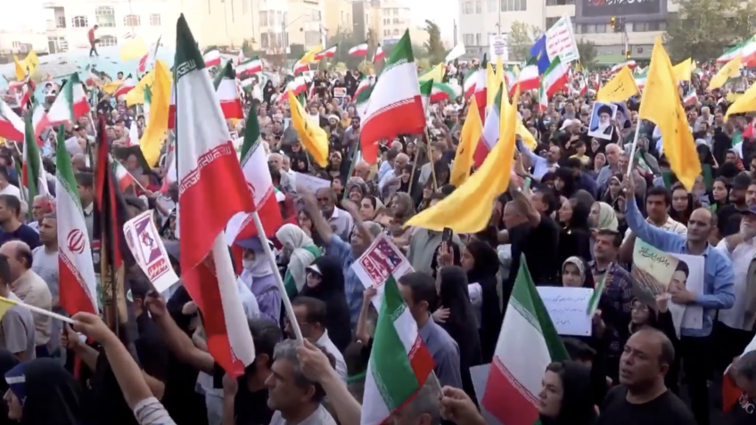 Iranianos comemoram cessar-fogo do país com Israel