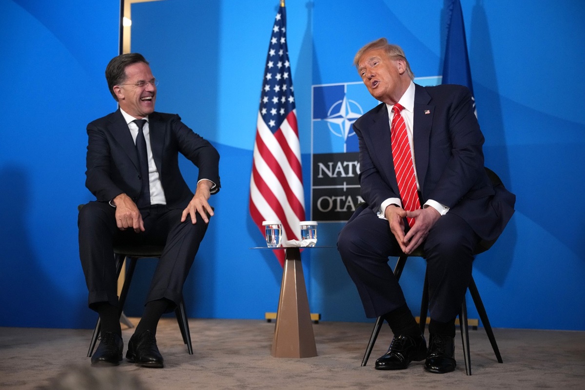 Secretário-geral da Otan chama Trump de “papai” em cúpula da aliança