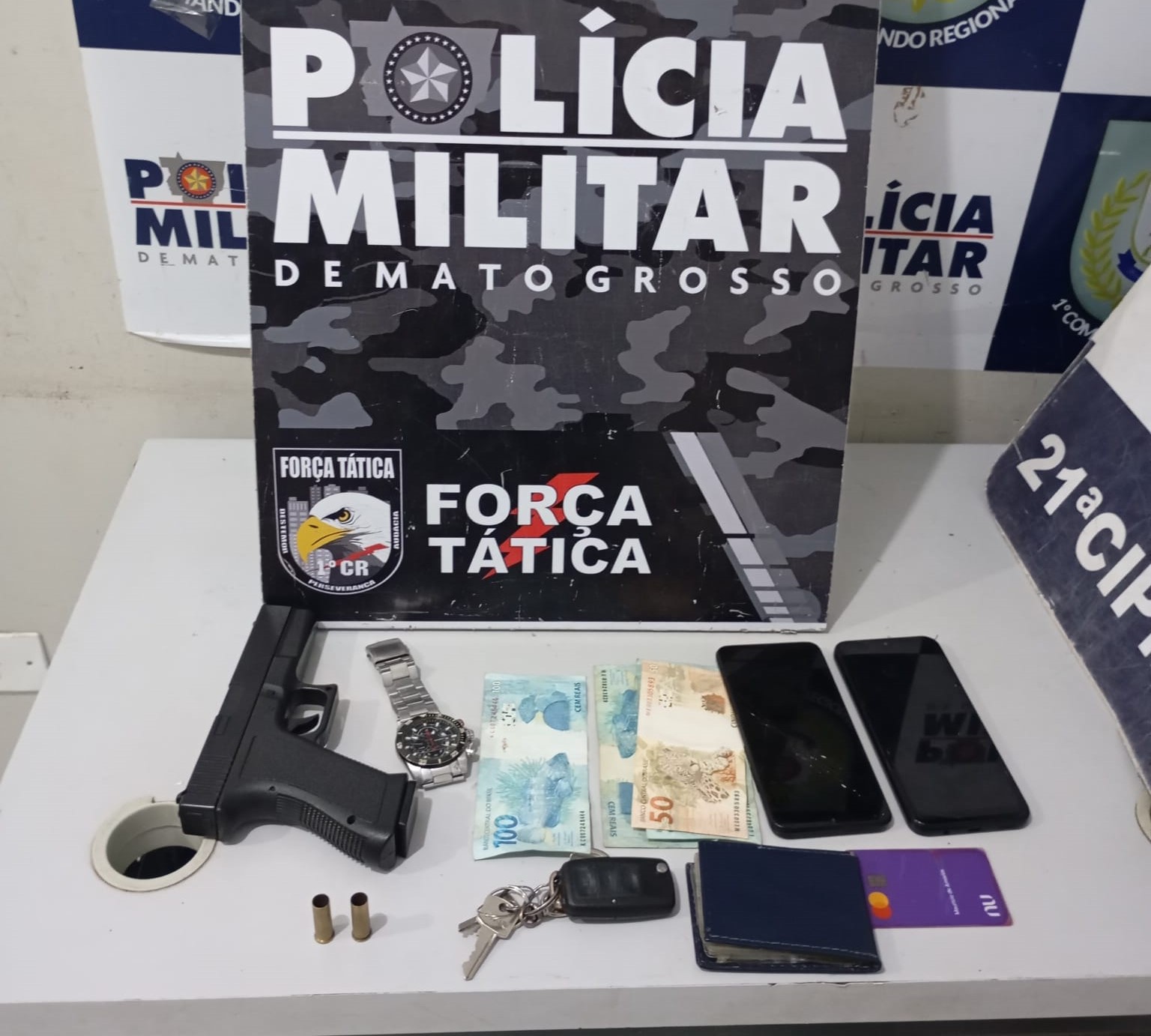 Polícia Militar prende motorista suspeito por roubo em Cuiabá