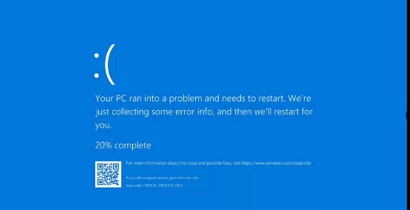 Microsoft anuncia “aposentadoria” da “tela azul da morte” do Windows