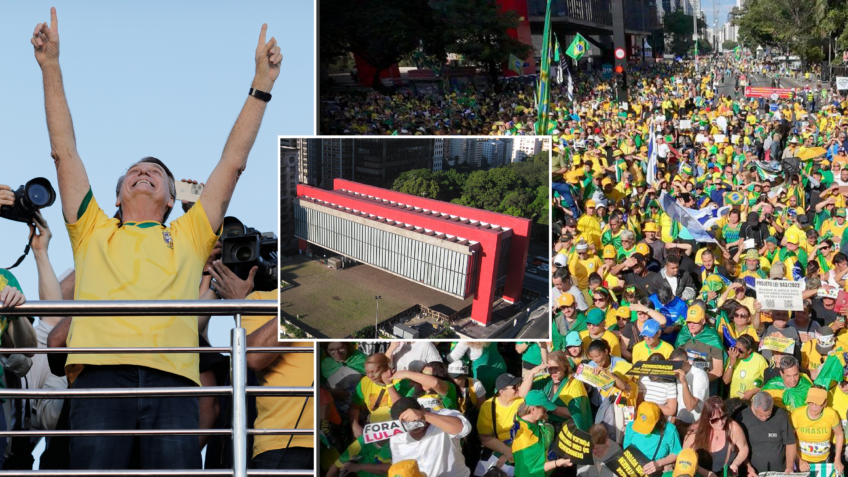 Saiba quem foi ao ato de Bolsonaro na Paulista neste domingo