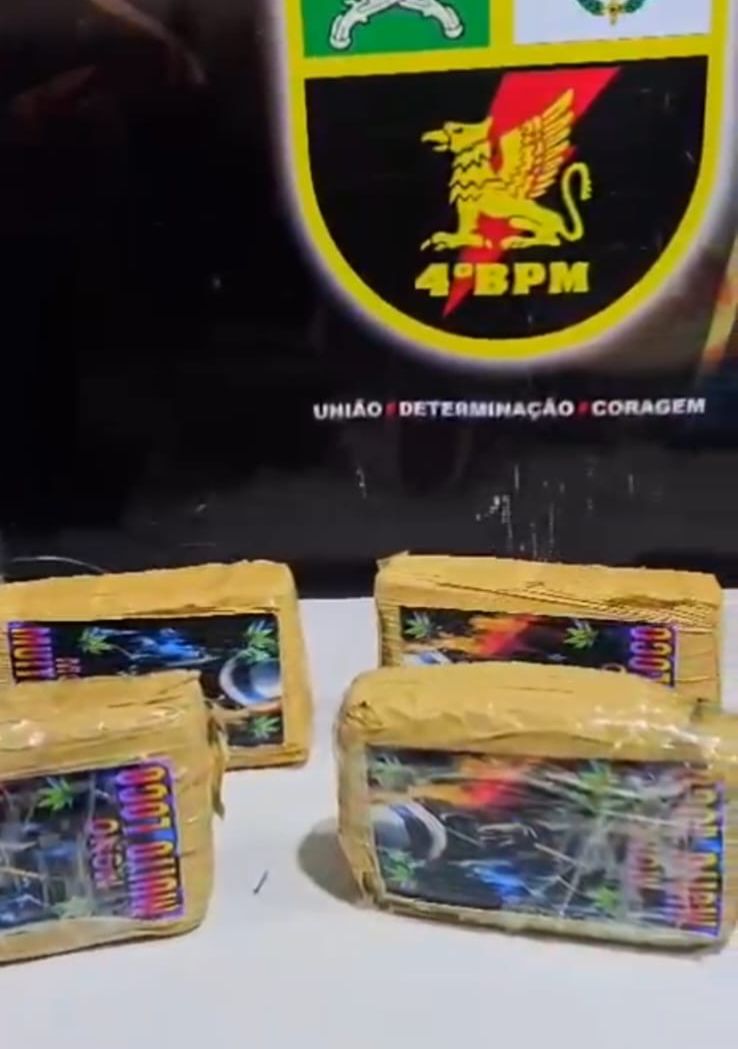 Polícia Militar apreende tabletes de maconha em zona rural de Várzea Grande