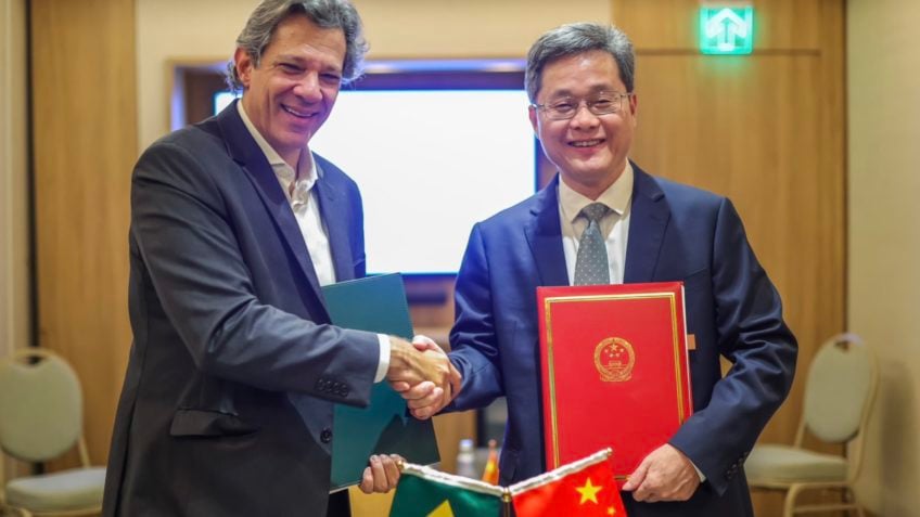 “Boa conversa”, diz Haddad após reunião com ministro da China