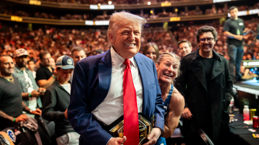 Trump planeja realizar luta de UFC nos jardins da Casa Branca
