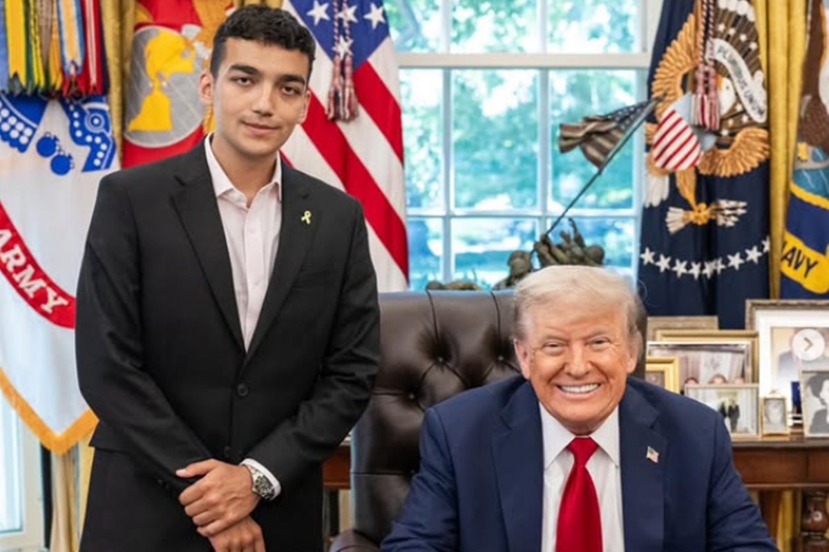 Trump recebe no Salão Oval americano que foi refém do Hamas. Vídeo