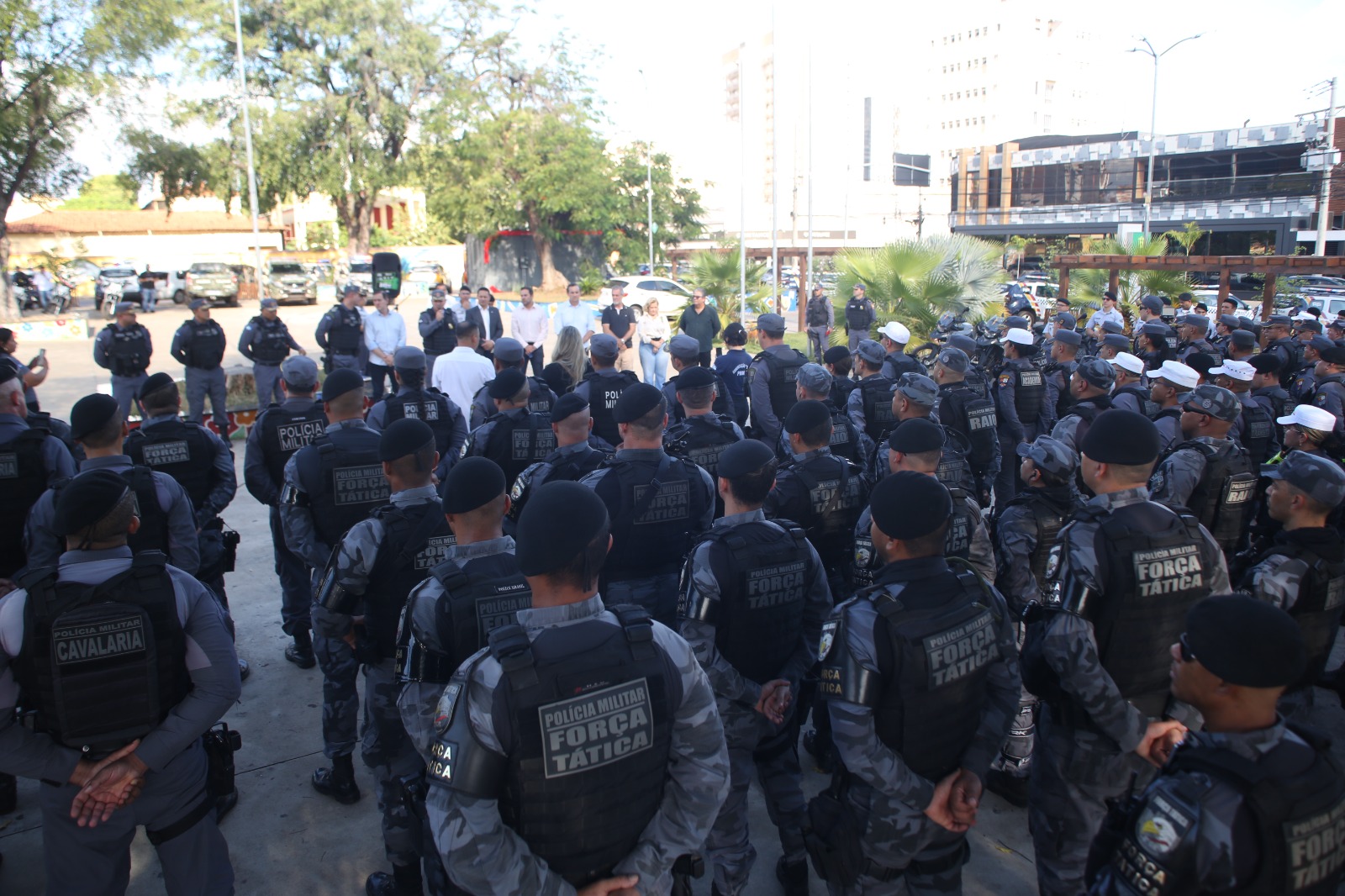 Regiões centrais de Cuiabá e Várzea Grande estão reforçadas com mais de 300 policiais militares