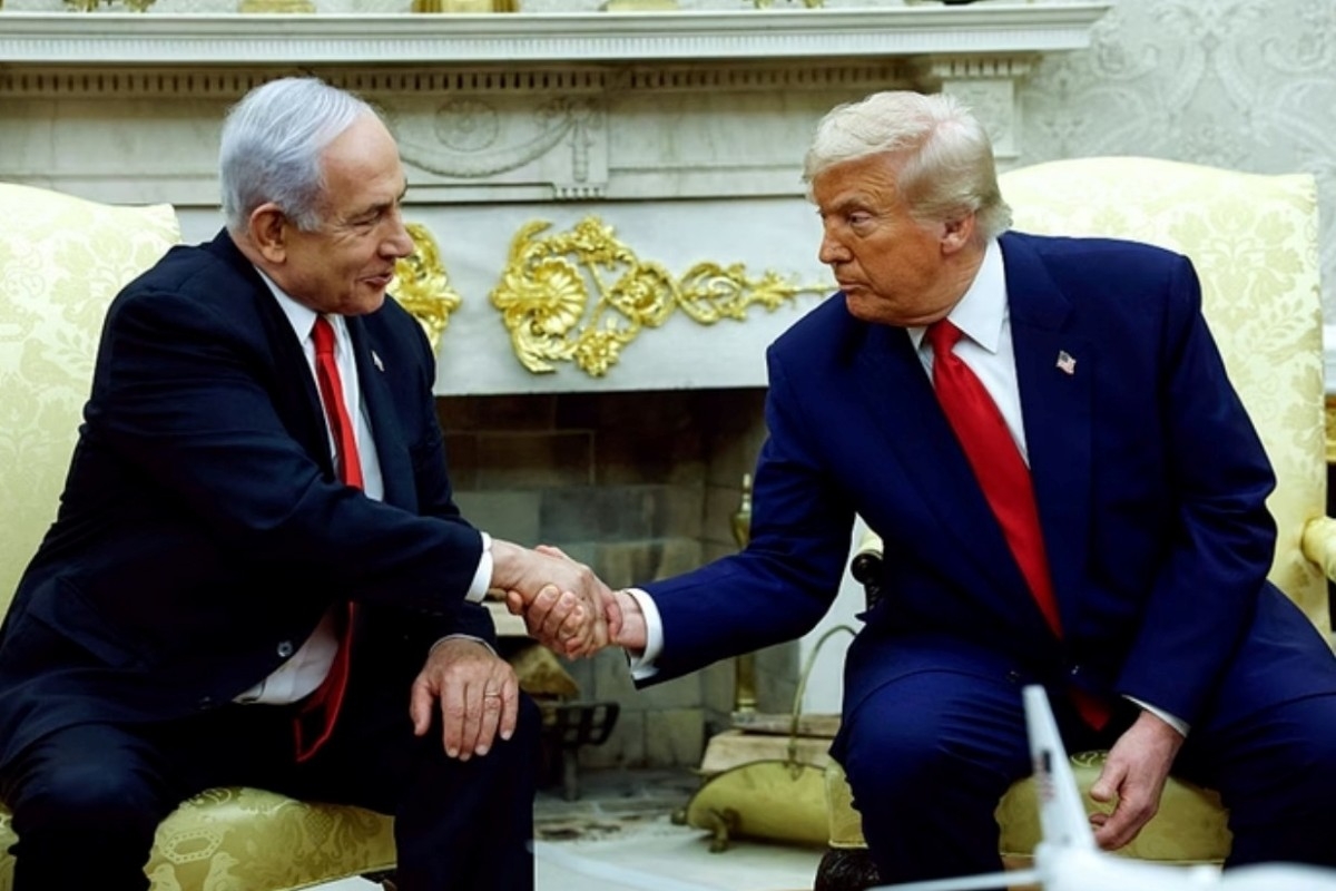 Netanyahu entrega carta recomendando Trump para o Prêmio Nobel da Paz