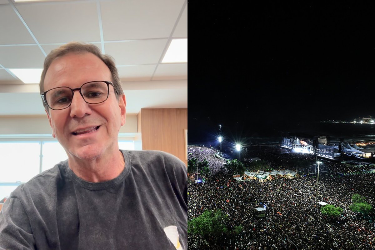 Paes rebate contestação da BBC sobre público do show da Lady Gaga