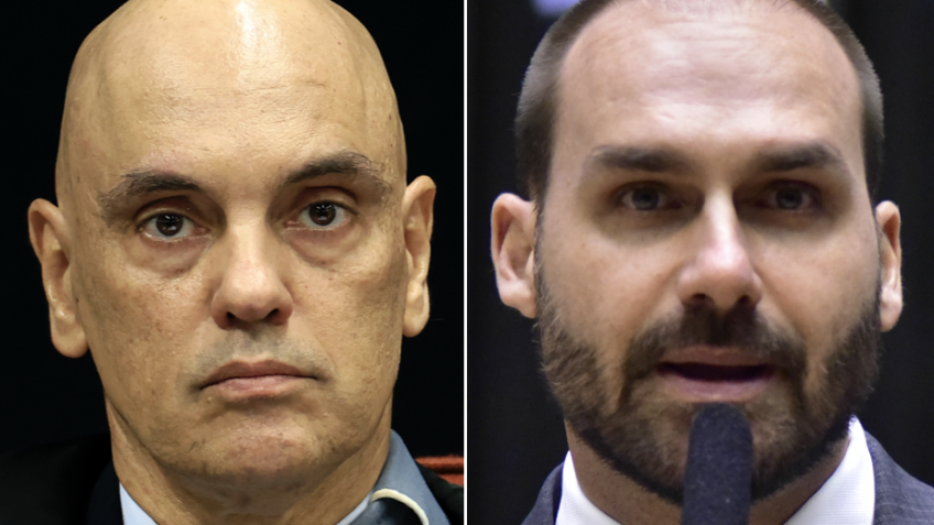 Moraes bloqueia contas e bens de Eduardo Bolsonaro