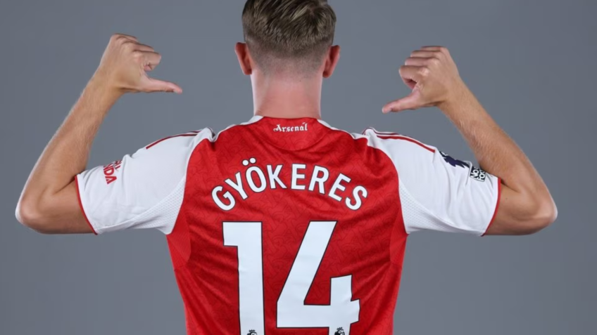 Arsenal: camisa de Gyökeres tem venda recorde e derruba site