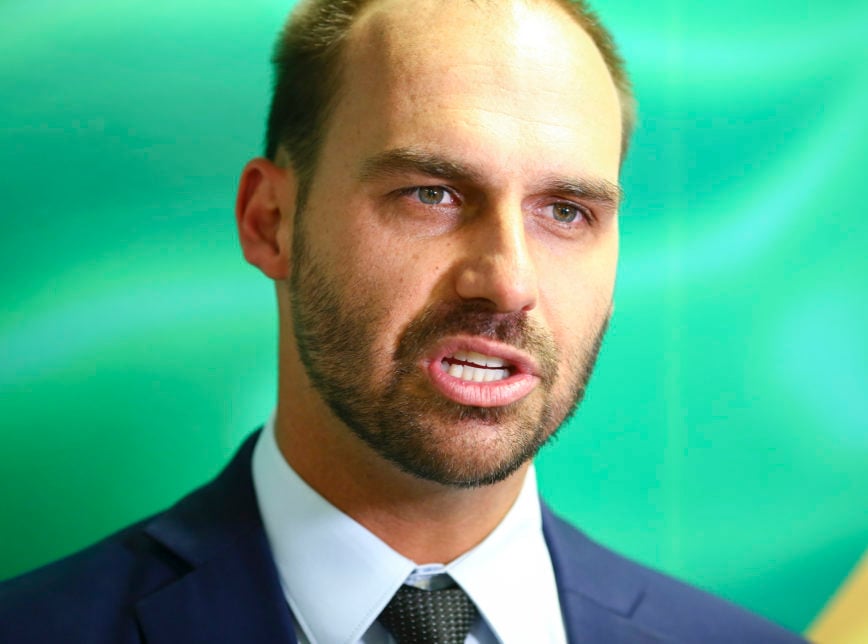 Eduardo Bolsonaro quer Lei Magnitsky focada em Moraes