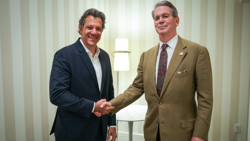 Bessent, que teve “ótimo encontro” com Haddad, aplicou sanção a Moraes