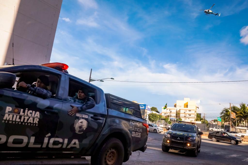 Governo envia reforço policial a Brasnorte; forças de segurança fazem cerco a criminosos