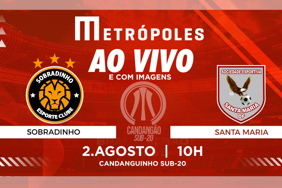 Candangão Sub-20: Sobradinho x Santa Maria ao vivo e com imagens