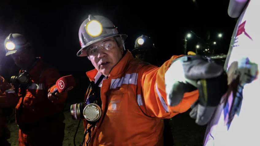 Chile avança em busca por funcionários presos em mina