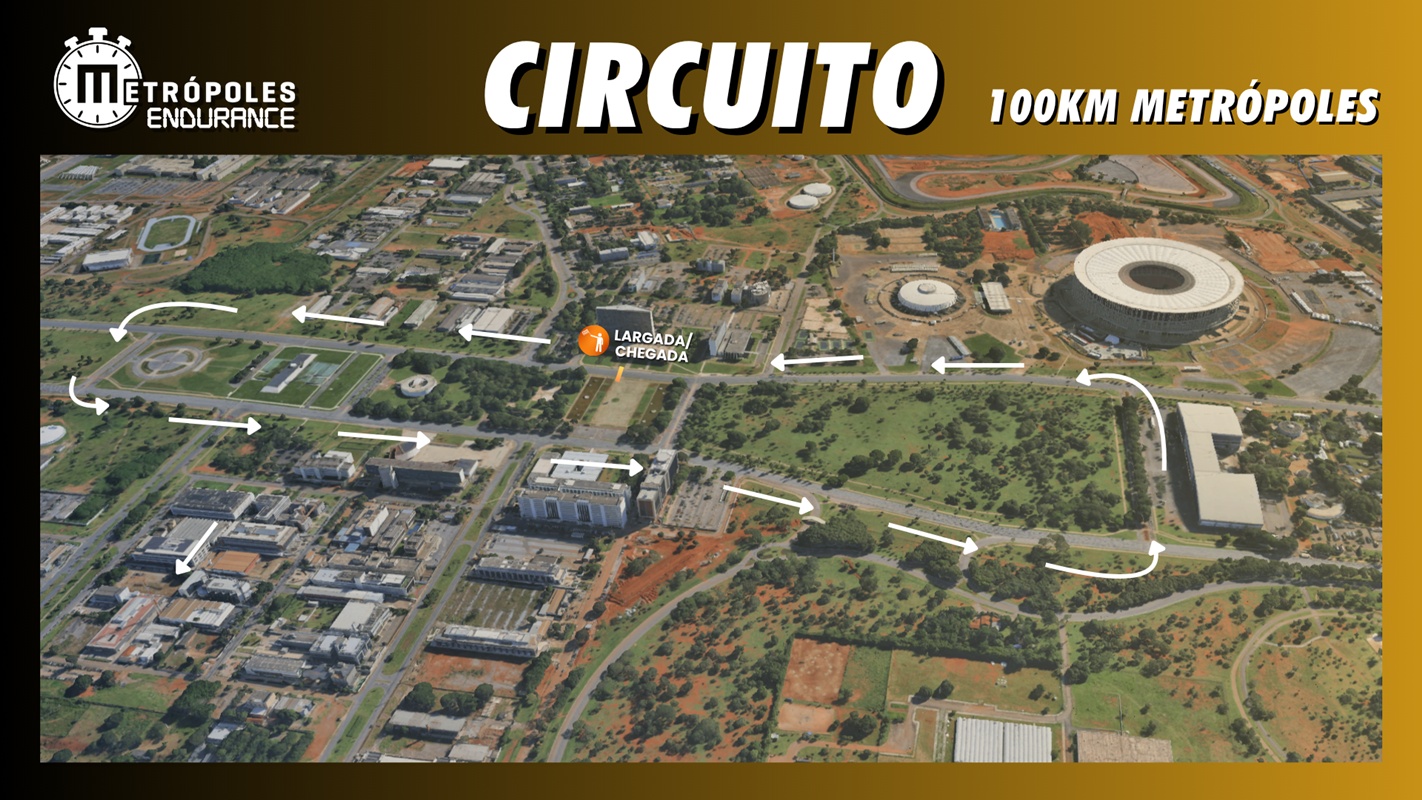 100km Metrópoles de Ciclismo: confira o circuito da prova