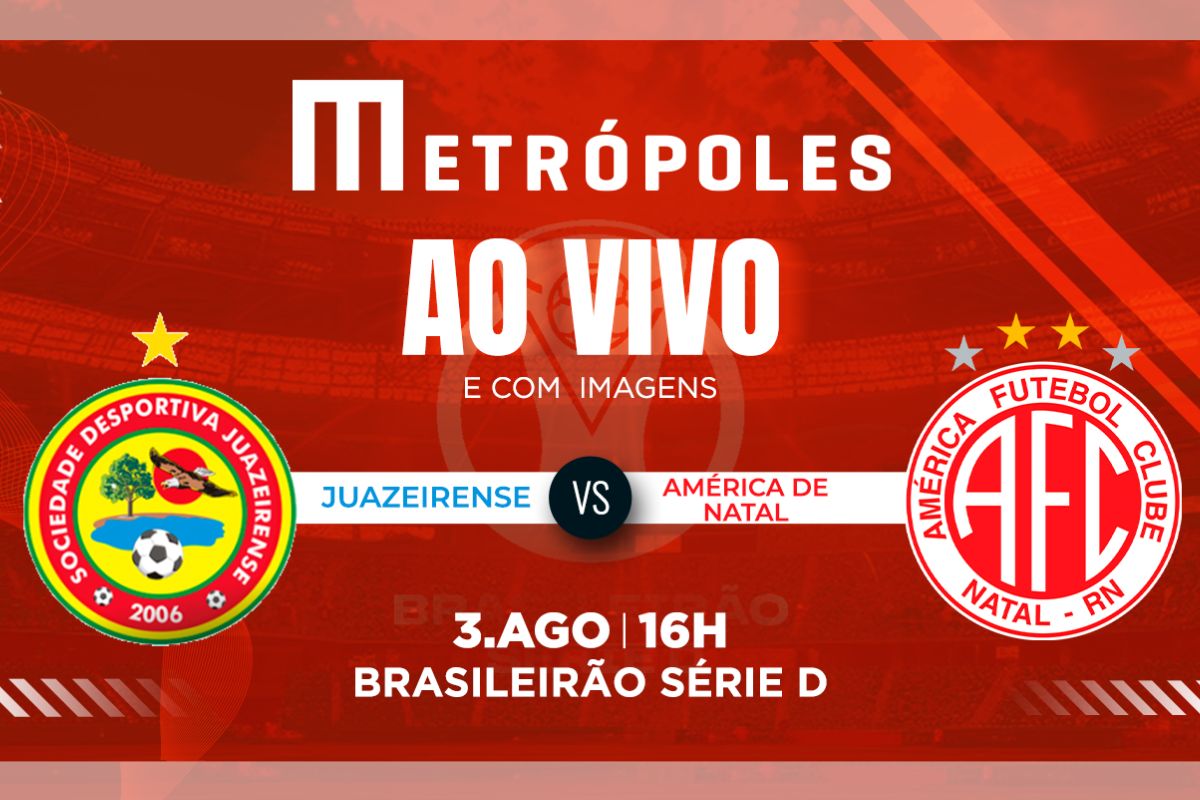 Série D: assista ao vivo e com imagens Juazeirense-BA e América-RN