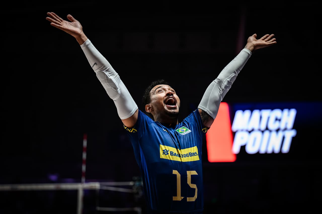 Vôlei: jogador brasileiro é eleito como melhor líbero da VNL