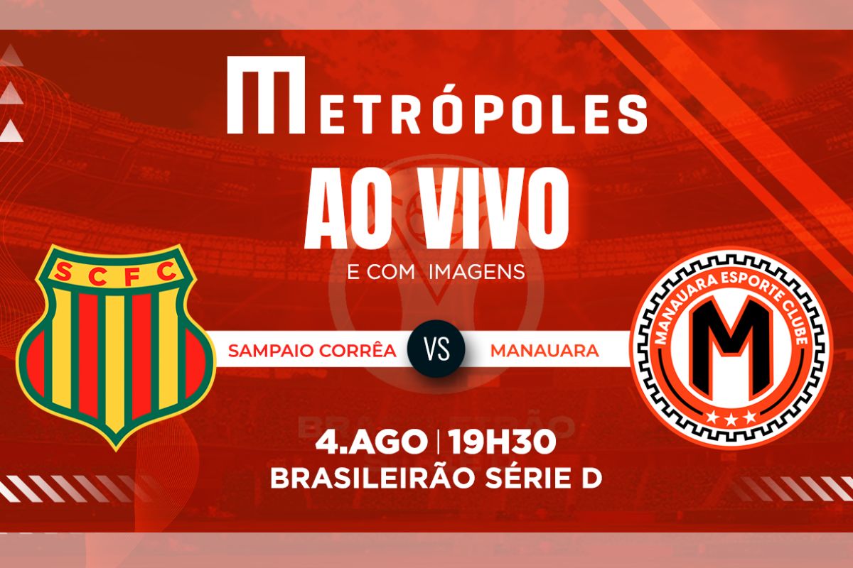Série D: assista ao vivo e com imagens Sampaio Corrêa-MA e Manauara-AM