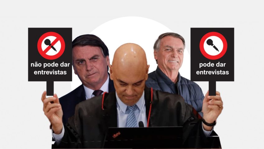 Moraes não menciona se Bolsonaro poderá dar entrevista