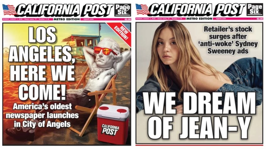 “New York Post” lançará o “California Post” em 2026