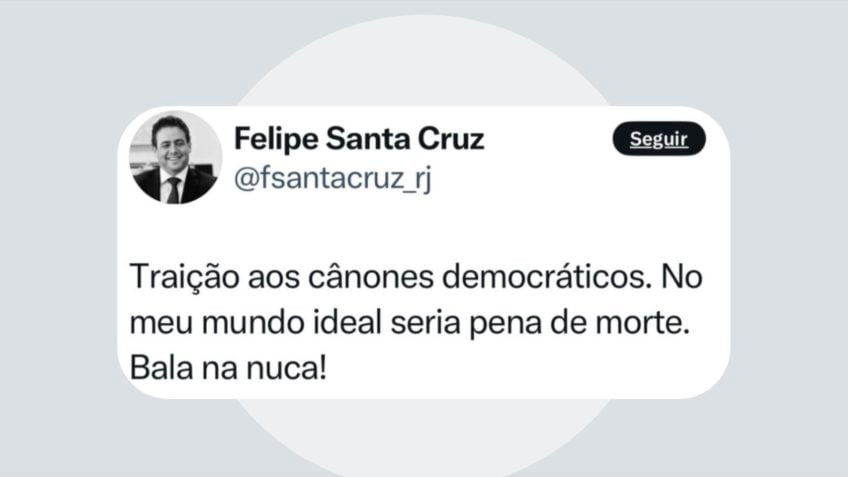 Ex-presidente da OAB defende "bala na nuca" de Bolsonaro