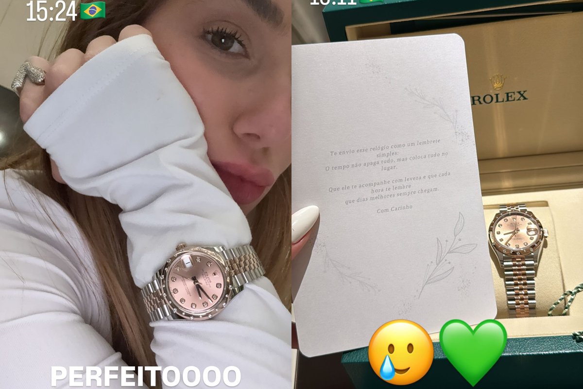 Virginia Fonseca ganha presente de quase R$ 200 e bilhete com consolo