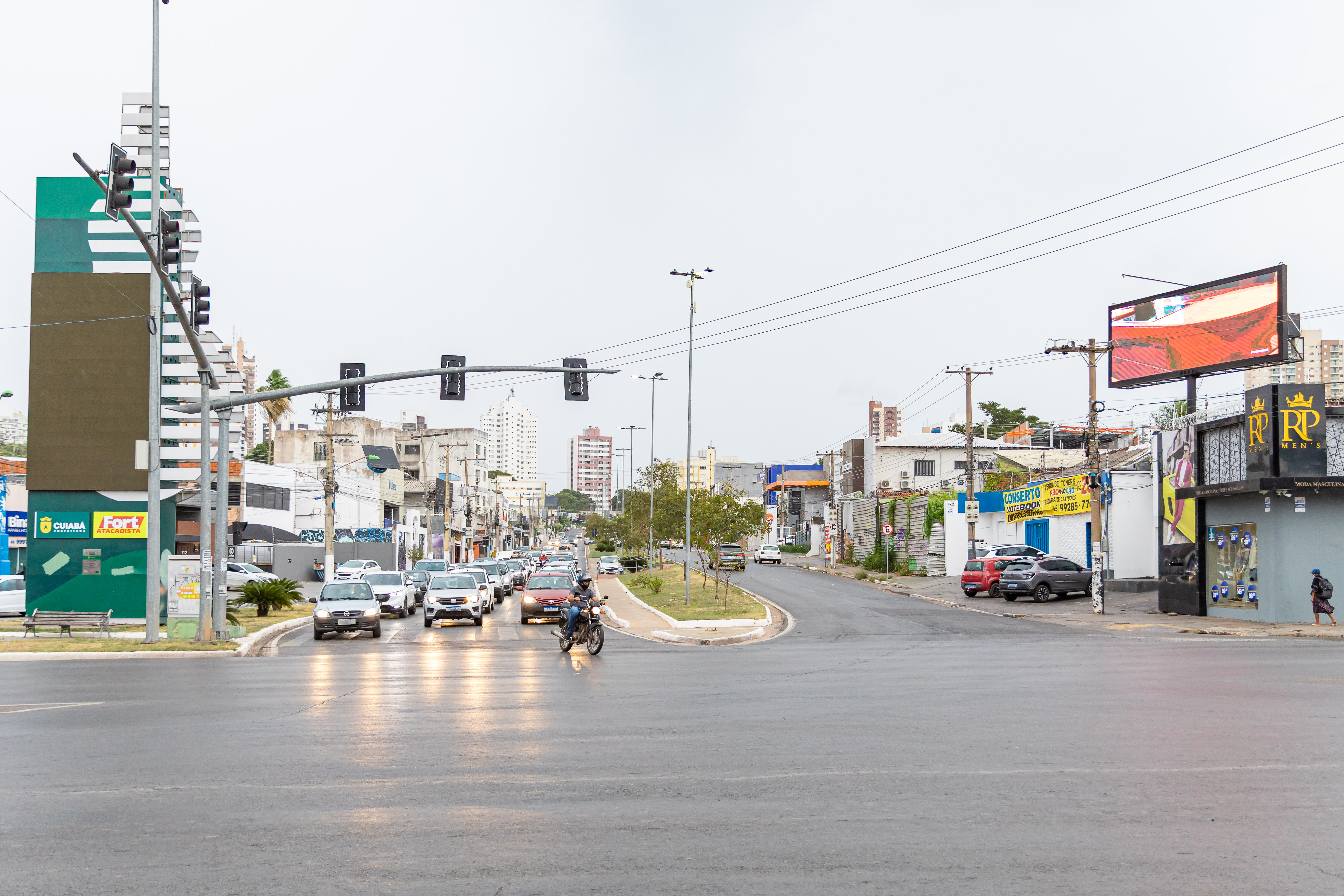 Avenida Mato Grosso terá meia pista bloqueada por 10 dias