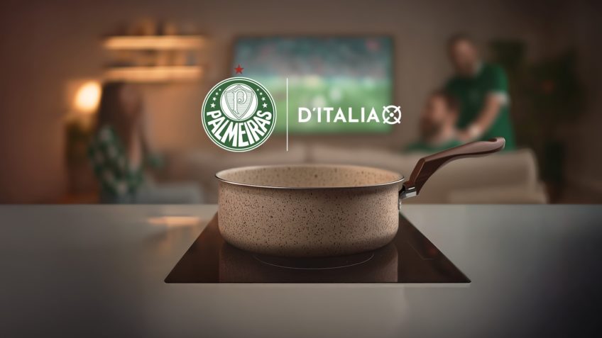 Palmeiras fecha patrocínio com D'Italia Panelas para calção do uniforme