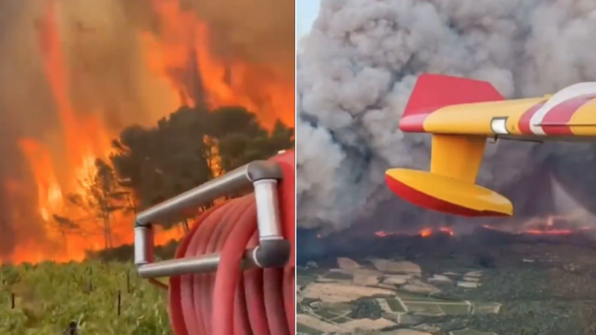 França enfrenta maior incêndio florestal em quase 80 anos