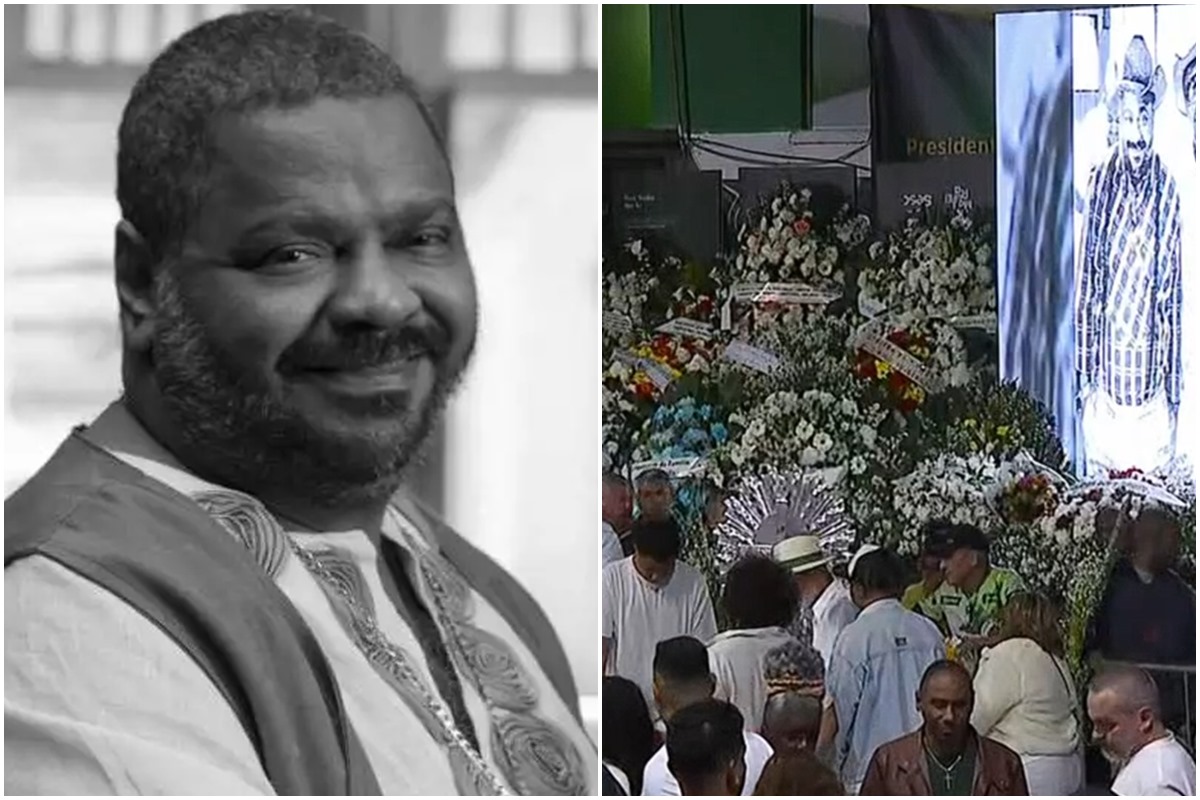 Corpo de Arlindo Cruz é velado em celebração no Rio de Janeiro